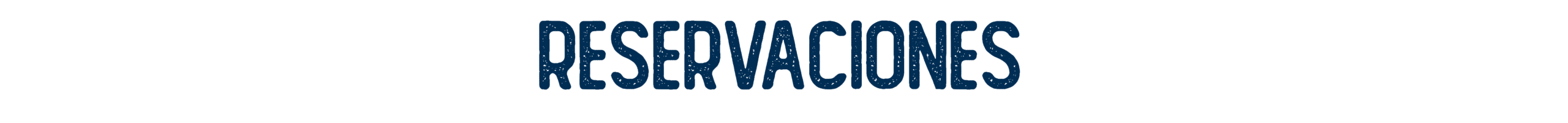 reservaciones